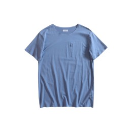 Order Solid Color Round Neck Men's Short Sleeve T-Shirt Fashion Design Four-Way Stretch Laser Cut Short Sleeve T-Shirt Seamless Zipper Pocket Seamless T-Shirt 100%Cotton SKT084 Order Solid Color Round Neck Men's Short Sleeve T-Shirt Fashion Design Four-Way Stretch Laser Cut Short Sleeve T-Shirt Seamless Zipper Pocket Seamless T-Shirt 100%Cotton SKT084